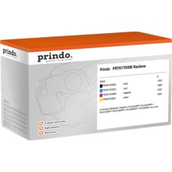 ORIGINAL Prindo Value Pack nero / ciano / magenta / giallo PRTKYTK590 Rainbow Classic 1x PRTKYTK590K + 1x PRTKYTK590C + 1x PRTKY